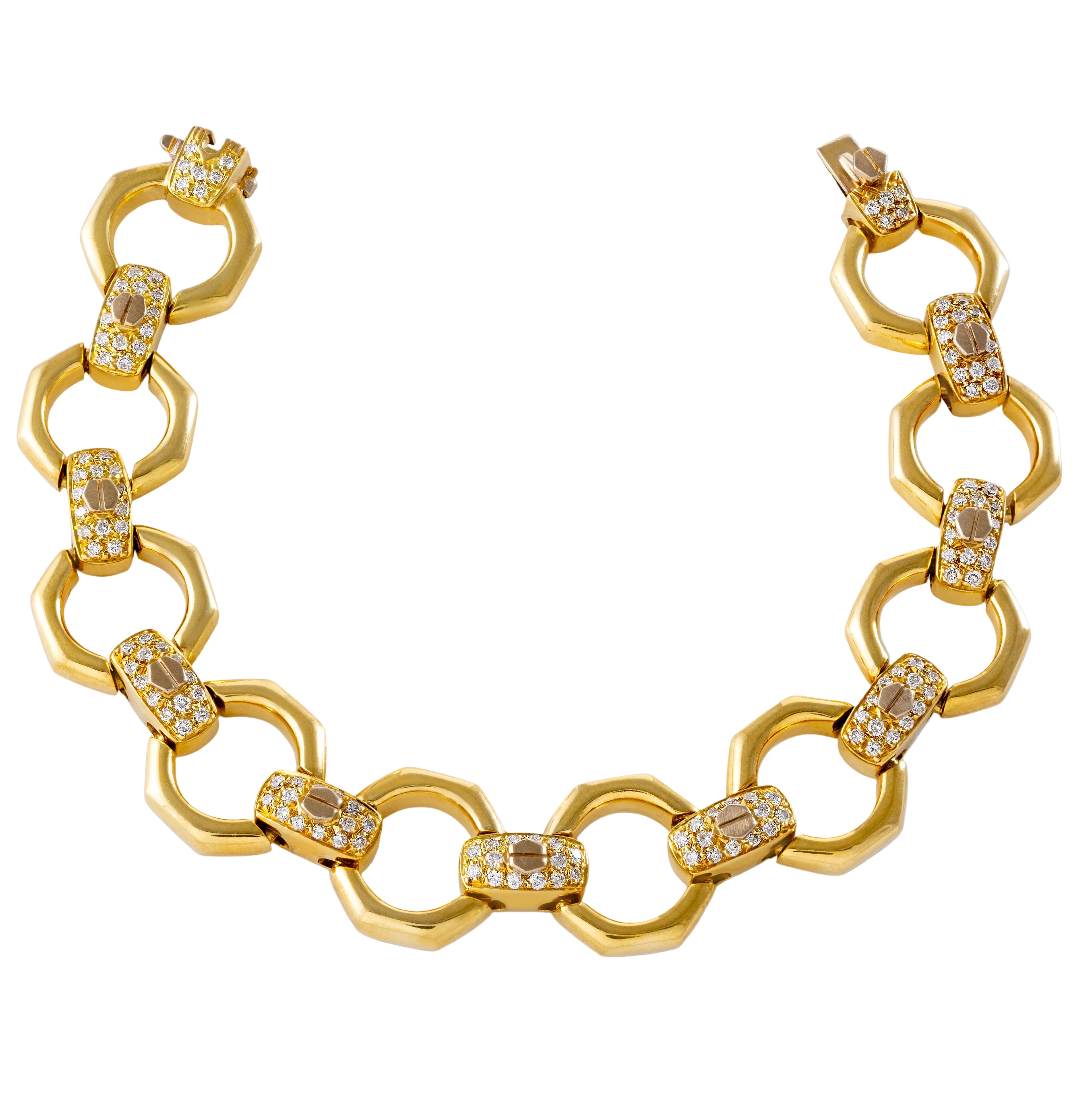 Gold Diamond Bracelet 00914