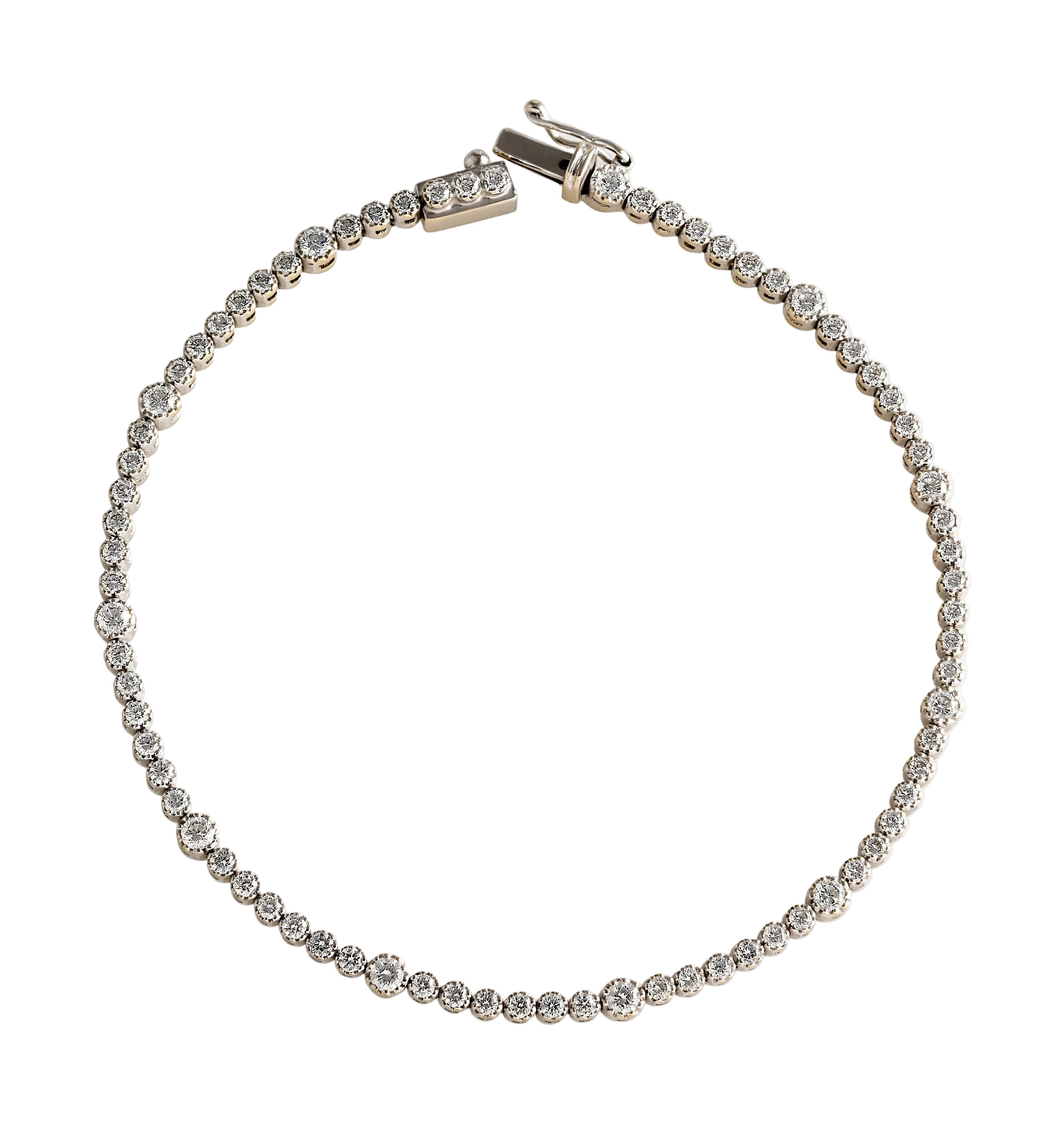 Gold Diamond Bracelet 03051