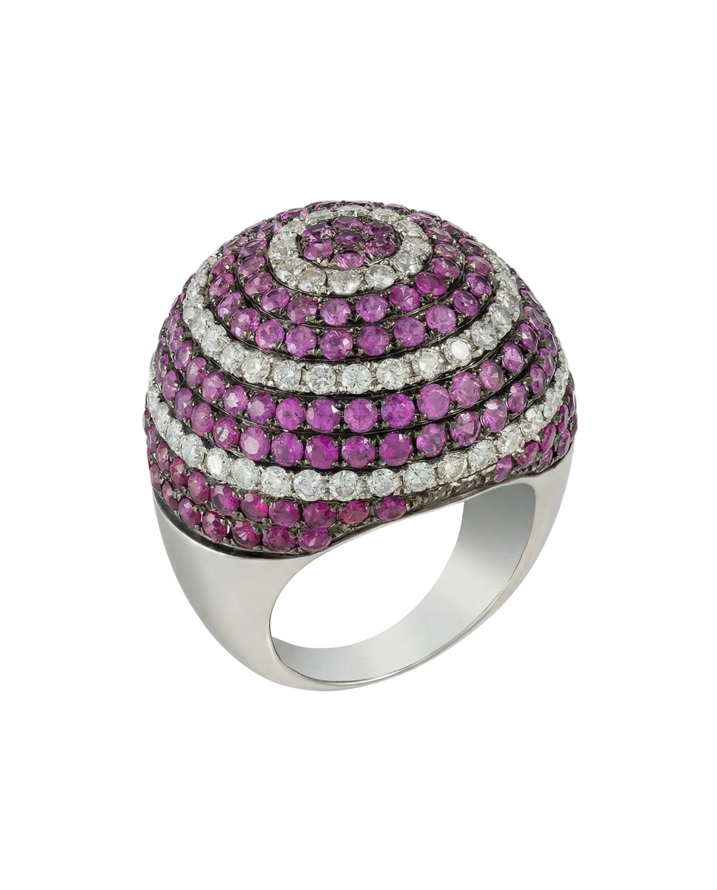 Gold Ruby Diamond Ring 00156